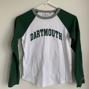 Child’s Size M 7/8 Dartmouth Baseball Style Tee